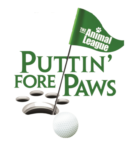 The Animal League's Puttin' Fore Paws logo