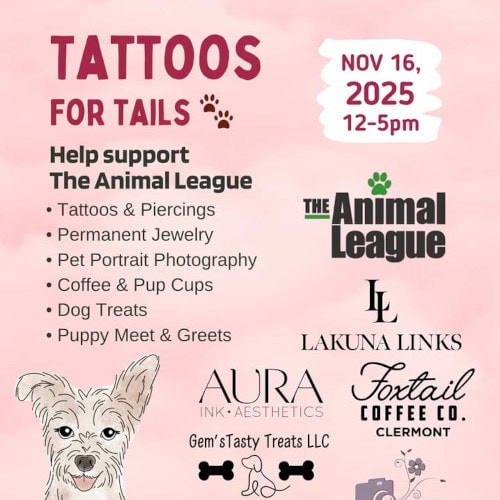 Tattoos for Tails Event
